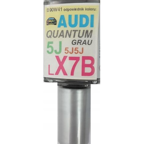Reparación de arañazos en la pintura del Audi LX7B 5J quantumgrau con 10 ml de Arasystem. (1/5)