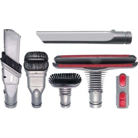 Brosse Kit Accessoires pour Dyson V8 V7 Aspirateur avec Adaptateur,Total Clean Pièces pour Dyson V6 DC45 DC35 DC52 DC29 DC62 DC33 DC34 etc (1/4)