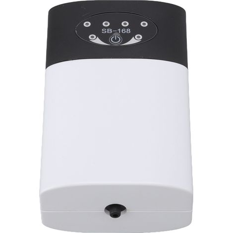 Pompe à air rechargeable ultra silencieuse pour aquarium, idéale pour l'intérieur et l'extérieur. (1/5)