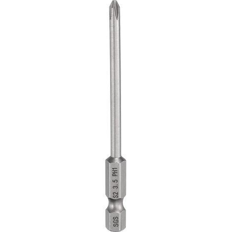 Embout De Tournevis Cruciforme 1 Ph1 3,15" Long en Acier S2 (1/5)