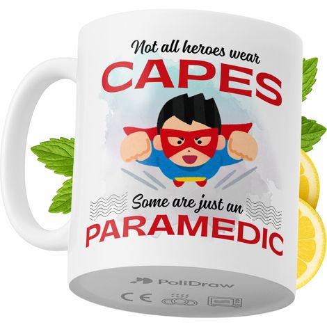 Lustige Tasse für Sanitäter – Kaffee- oder Teetasse mit witzigem Textdesign – ideal für Geburtstage, Namenstage, Feiertage und besondere Anlässe. Hochwertige Tasse für Zuhause, Büro und Arbeit. Farbe: (1/5)