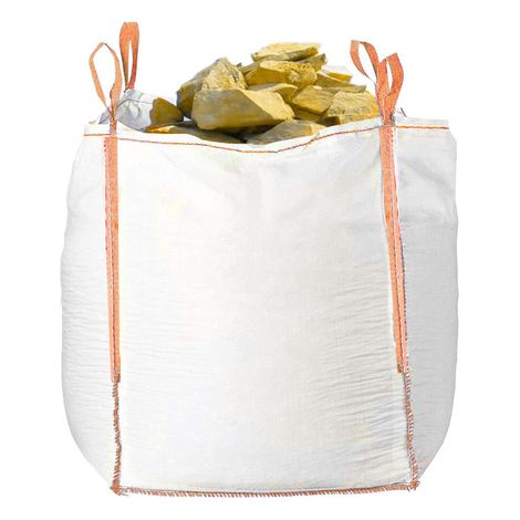 Sacco Big Bag da 500 kg resistente per il trasporto di detriti, colore bianco. (1/5)