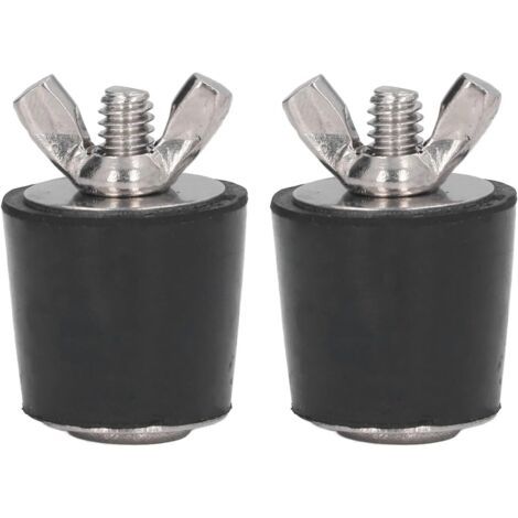 Lot de 2 Bouchons D'hivernage de Piscine pour Trous de Piscine, 25 Mm Bouchons D'expansion d'hiver Bouchons en Caoutchouc pour Piscine Hors-Sol Skimmer Lignes de Retour Tuyau de