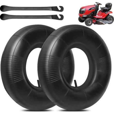 15x6.00-6 Inner Tube, 2x Tire Wheelbarrow Inner Tubes Replacement for ATV Quad 4 wheel Golf Cart Tractor Lawn Mower Tillers Ramps Wheelbarrow Utility Trailer (1/5)