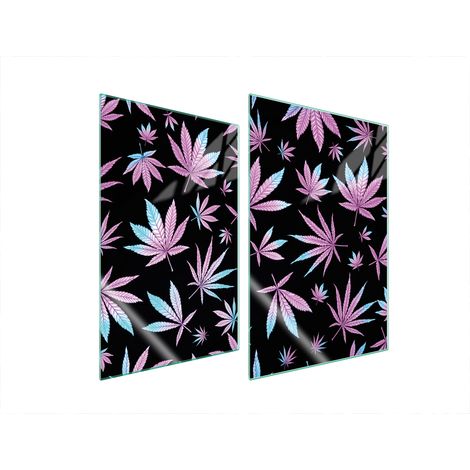 GLASSCHUTZPLATTE FÜR KÜCHE 2x35x52 BLÄTTER (1/5)