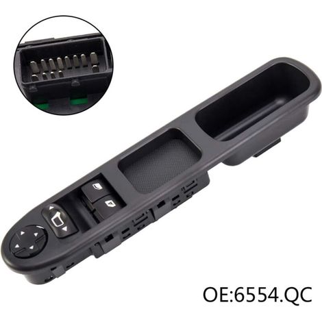 Comando di controllo potenza finestra sinistra per Citroen C3 e Peugeot 207 CC 6554QC (1/3)