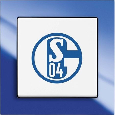Busch-Jaeger Interrupteur de ventilateur FC Schalke 04 Commutation va-et-vient Bascule, Fan switch - Busch-axcent® (2000/6 UJ/02), 2CKA001012A2200