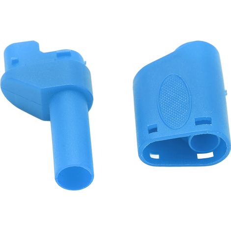4 mm isolierter Sicherheitsbananenstecker, Packung mit 20 blauen Steckern, RC-Steckergehäuse, 22.160 männlicher Anschluss, Hochleistungs-Elektrosteckverbinder. (1/5)