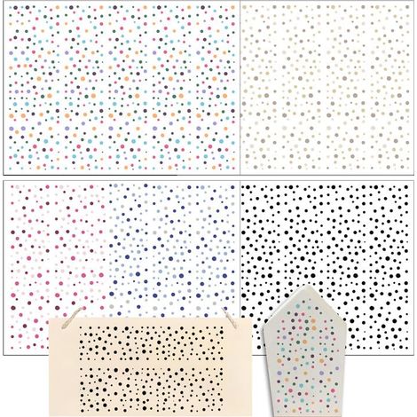 Lot de 4 autocollants de transfert grand format env. A5 19 x 14 cm avec dictons pour meubles, verre, bois, bricolage, décoration (1/5)