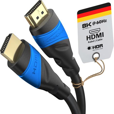Câble HDMI 8K & 4K - 2m - Technologie Flexcore allemande (1/5)
