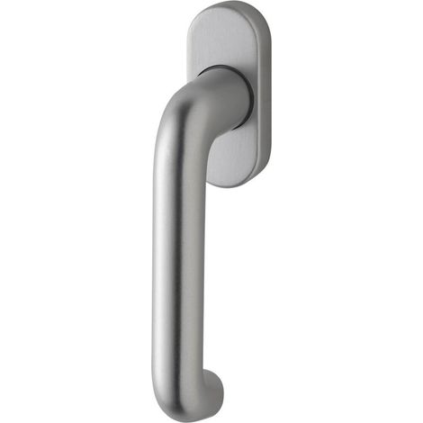 edi DK-Fenstergriff Janus 1013/1000 mit ovaler Rosette,VK7x35 Edelstahl matt (1/3)
