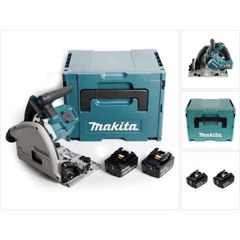Makita DSP 600 GJ Scie Plongeante sans fil, sans balai 36V (2x18V) + 2x Batteries 6,0Ah + Coffret de transport - sans chargeur (1/5)
