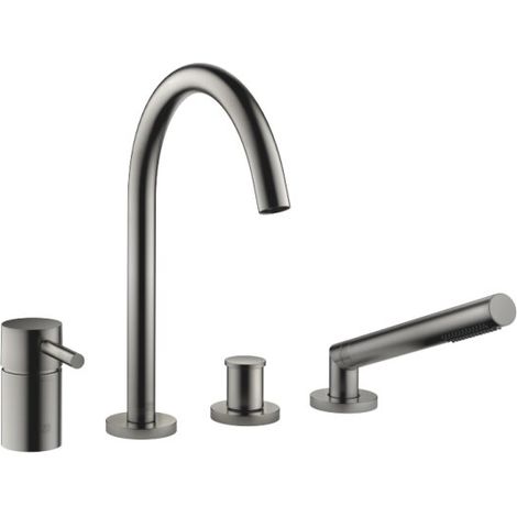 Dornbracht 27632661-99 Plaque quatre trous pour baignoire, montage au bord (1/3)