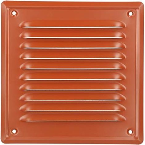 KOTARBAU Grille de Ventilation 165 x 165 mm Brique En Acier Galvanisé Grille D'aération avec Moustiquaire Résistante à la Corrosion (1/5)