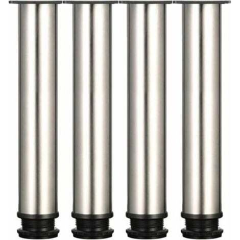 verstellbare Füße, 300 mm hoch, verdickte Möbelbeine, Tischbeine, Möbelbeine aus Edelstahl