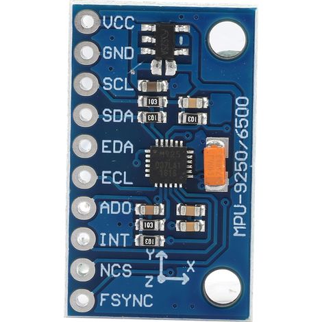 MPU-9250 GY-9250 9 axes 16 bits gyroscope accéléromètre magnétomètre 3-5V (1/5)