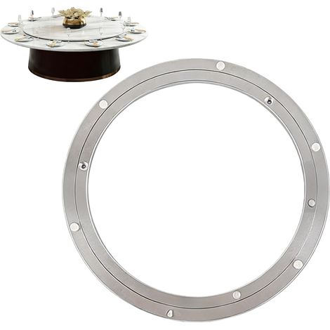 Plateau Tournant en Alliage D'aluminium: Plateau Tournant Table, Plaque Pivotante Lisse, Plateaus Tournant à Roulement pour Table De Service Et Exposition Commerciale (1/5)