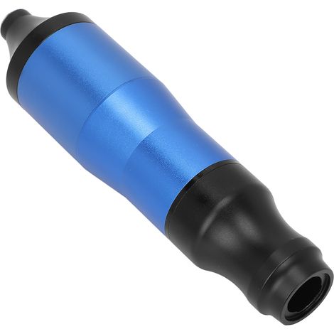 Stylo à tatouer rotatif en alliage d'aluminium avec interface CC, clip de fixation et cordon pour tatouage, machine à tracer et ombrer, noir et bleu. (1/5)