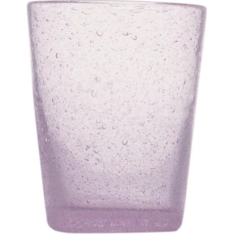 Zani Serafino Bicchiere Acqua Tumbler Mauve in Pasta di Vetro
