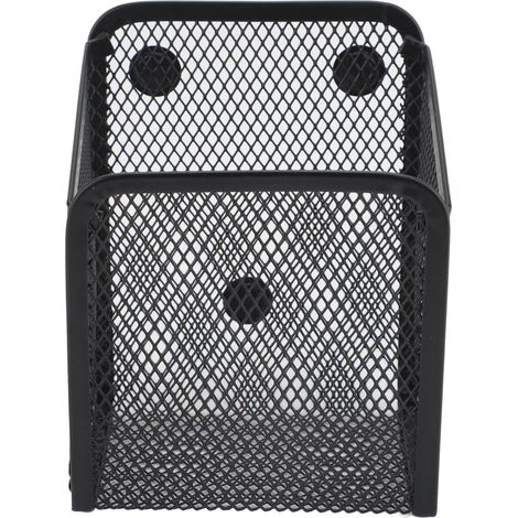 Porte-stylo magnétique pour réfrigérateur, tableau blanc, casier, tableau effaçable à sec, bureau, organisateur de crayons et marqueurs en maille, 1 pièce (1/5)