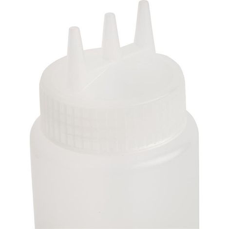 Bouteille Souple Transparente 3 Embouts 681 ml - Vogue (1/4)