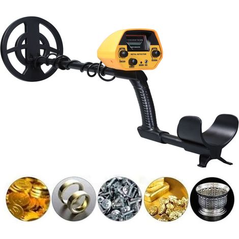 Tonysa – High-precision metal detector – 25 cm waterproof coil – 20 cm detection depth – Adjustable height 78-108 cm – For professionals (1/5)