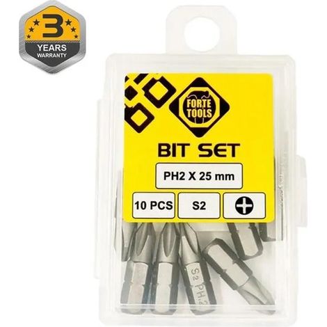 Schraubendreher Bits Set forte 25 mm einfarbig