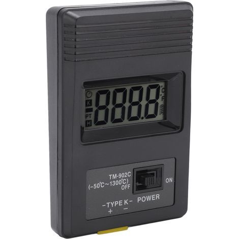 Tm‑902c Hochpräzises digitales Thermometer mit LCD-Anzeige, tragbares Temperaturmessgerät -50℃ bis 1300℃
