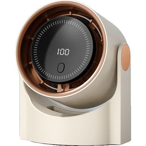 Ventilatore elettrico, 100 velocità, design senza pale, colore latte (1/2)