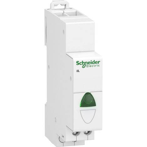 Acti9, iIL voyant lumineux simple vert 12...48VCA/CC - A9E18331 (1/2)