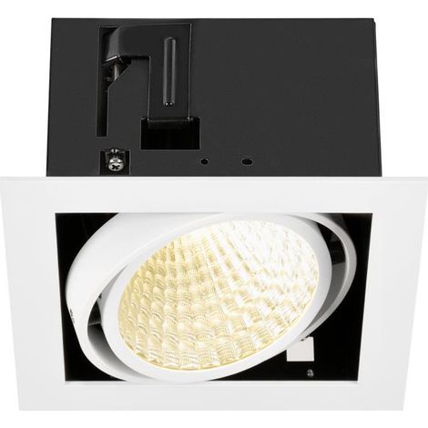 Encastré de plafond KADUX simple 3000 K DALI 2 Touch 30° blanc - SLV - 1008567