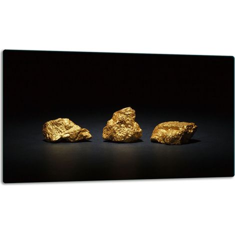 Tagliere in vetro 52x30 oro (1/5)