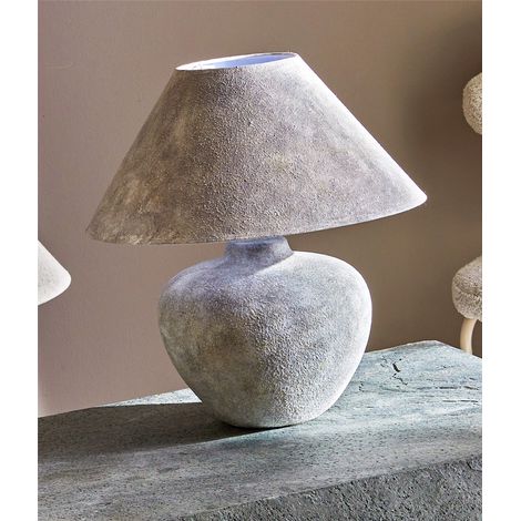 Lampe de table en pierre Hestia 48 cm. 45D x 48 cm. (1/3)