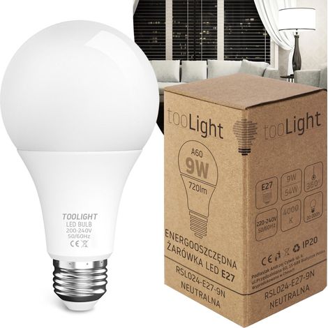 BULBO LED RSL024 E27 9W NEUTRAL
