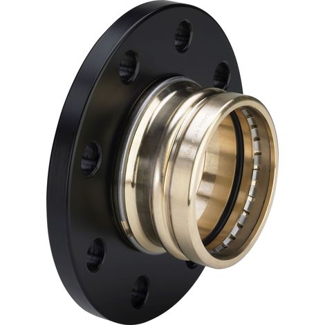 Viega Transition de bride Sanpress XL 479954 DN 65 x 76, 2000 mm, bronze, SC-Contur