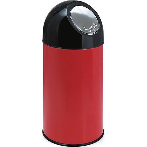 FRANKEL kaiserkraft, Poubelle à poussoir, acier, capacité 40 l (1/4)