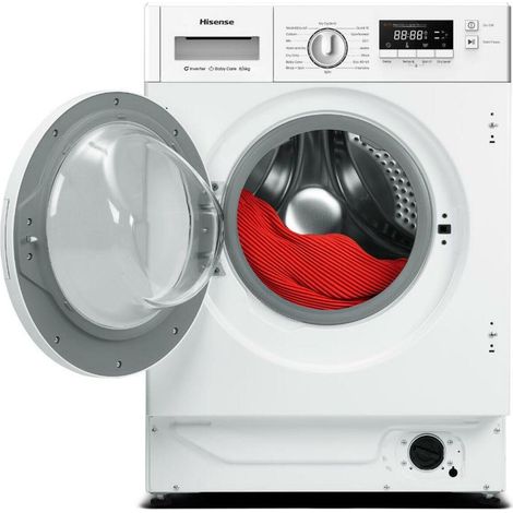 Lave-linge séchant Hisense wd3m841bwies 8 kg 1400 tr/min (1/2)