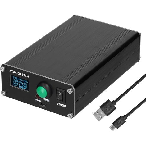 Sintonizzatore automatico d'antenna, schermo OLED da 0,96 pollici, 1,8-55 MHz, 120 W, portatile con custodia. (1/5)