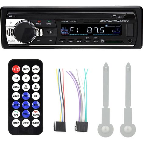Geeignet für Freisprecheinrichtungen im Auto, mit digitalem Stereo-FM-Radio, drahtloser Fernbedienung und MP3-Wiedergabe für ein nahtloses Entertainment-Erlebnis im Auto.