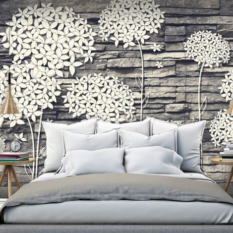 Papier Peint "Stones Flowers" 280 x 400 cm (1/2)