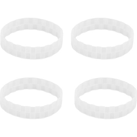 4 Pièces Roues de Rechange pour Robot Aspirateur Xiaomi, Jantes Antidérapantes et Durables (1/5)
