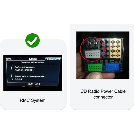 Interfaccia wireless CarPlay, compatibile con Audi A6 e A7, supporta Android Auto e RMC. (1/2)