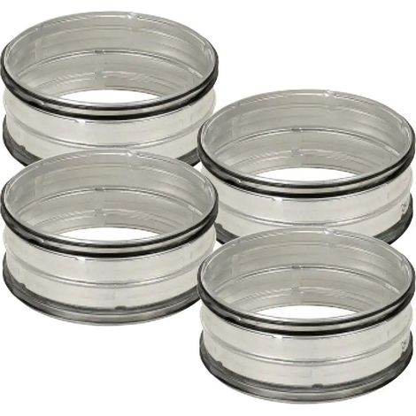 Fränkische Kit de raccordement profi-air 4x DN 125 ISO/Wickelfalz, 78312820
