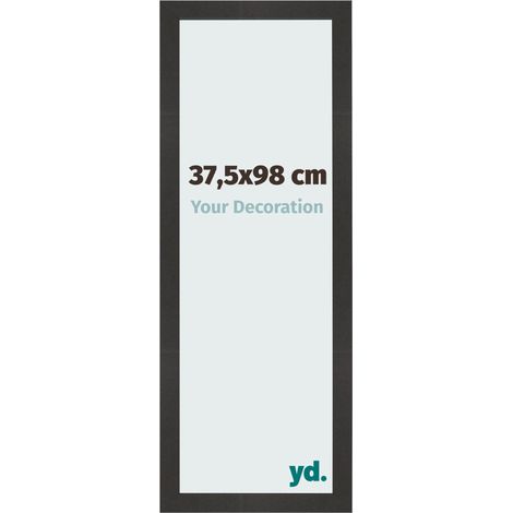 yd. - Cadre photo 37.5x98 - Noir Mat - MDF - Bologna