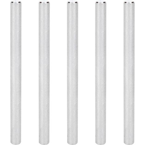 Lot de 5 axes D en acier inoxydable Ø6mm, référence 410100060080, compatibles robots gobilda TETRIX. (1/5)