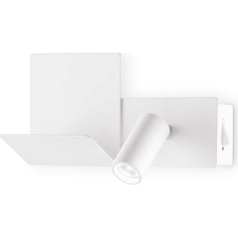 Ideal Lux KOMODO-2 LED-Leseleuchte Weiß, eingebauter Schalter, 3000K, nicht dimmbar (1/2)