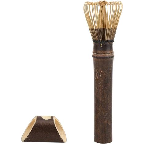 Matcha-Schneebesen-Set Chasen Matcha-Grüntee-Schneebesen mit langem Griff, Pulverpinsel, Matcha-Tee-Zubereitungswerkzeug (1/5)