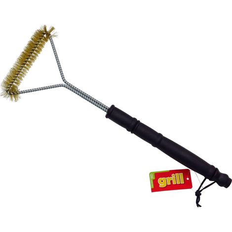 Springos Brosse de barbecue métallique 45 cm ergonomique