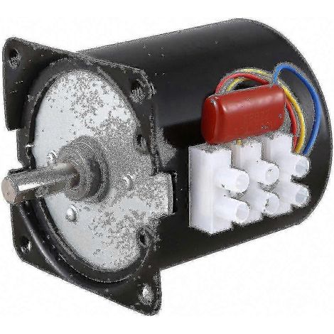 220 V, 14 W, 15 U/min, 60 kZ Synchron-Getriebemotor, kleiner Permanentmagnet-Wechselstrommotor, integriertes Getriebe, für industrielle und private Anwendungen (1/5)