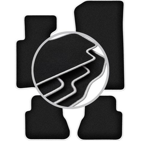 Alfombrillas CARLUX-SILVER para BMW 3 E46 Cabrio (2000-2007) (1/5)